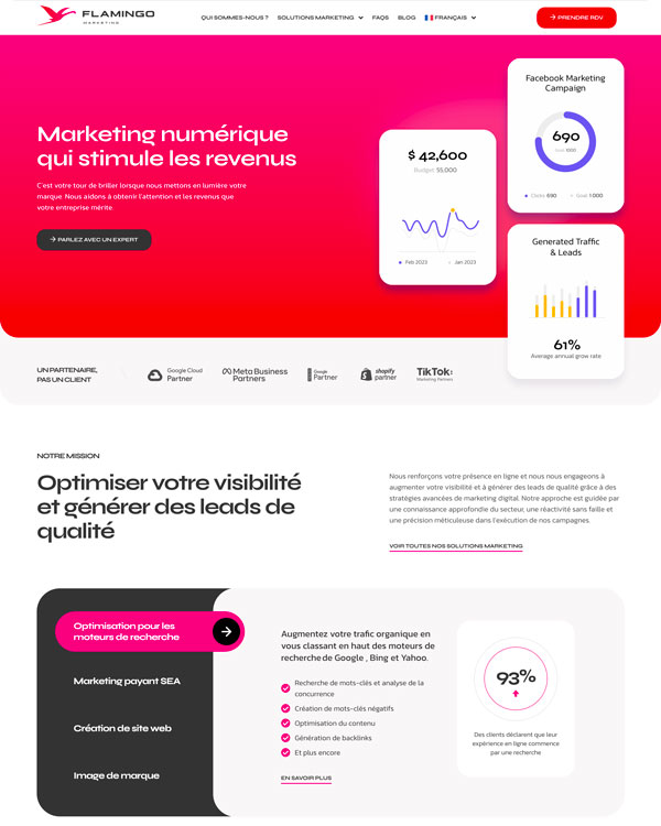 Marketing flamingo, Canada